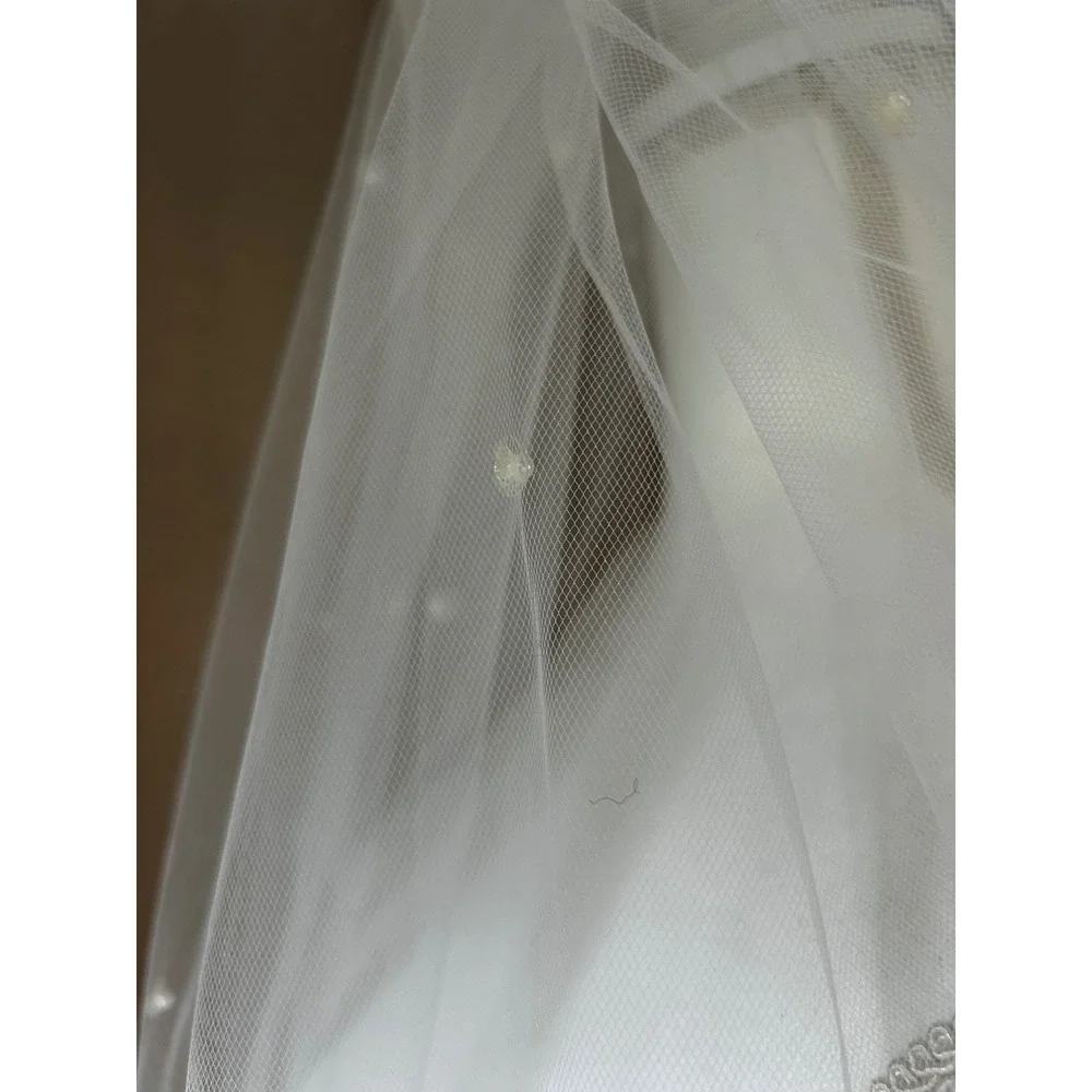 Vintage Cathedral Pearl Veil 131